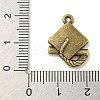Tibetan Style Alloy Pendant Cabochon Settings TIBE-I026-6010AB-3