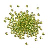 Transparent Stripe Glass Seed Beads GLAA-NH0001-06H-2