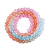 Gradient Color Baking Paint Glass Bead Strands X1-DGLA-A039-T4mm-A016-2