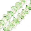Transparent Glass Beads Strands LAMP-H061-02E-1