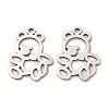 Non-Tarnish 201 Stainless Steel Pendants STAS-E200-02P-1