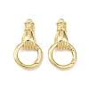 Hand Brass Spring Gate Rings X-KK-Z132-06G-1