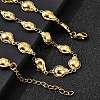 304 Stainless Steel Ladybug Link Chain Necklaces for Women Men NJEW-K249-21A-G-3