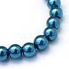 Baking Paint Glass Pearl Bead Strands HY-Q003-3mm-06-2