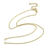 304 Stainless Steel Cable Chains Necklace Makings LS-AJEW-P119-04A-G-1