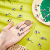10 Sets Evil Eye Pendant Decorations HJEW-DR0001-07-3
