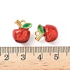 304 Stainless Steel Enamel Pendants STAS-I346-20G-05-3
