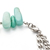 Natural Amazonite & Shell Pearl Beads Healing Power Jewelry Set for Girl Women X1-SJEW-TA00002-17