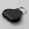 PU Leather Guitar Picks Holder Keychain Plectrums Bag Case Supplies KEYC-WH0040-02A-2