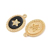 304 Stainless Steel Enamel Pendants STAS-C158-01G-04-2