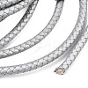 Braided Leather Cord with Core WL-F009-6mm-05-2