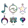24Pcs 6 Style Alloy Pendants FIND-LS0001-24MC-3