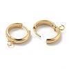 201 Stainless Steel Huggie Hoop Earring Findings STAS-P283-01W-G-2