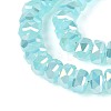 Electroplate Imitation Jade Glass Beads Strands EGLA-N022-05B-B03-3