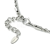 304 Stainless Steel Rope Chain Necklaces NJEW-Q322-07P-4