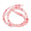 Cherry Quartz Glass Beads Strands G-B106-A01-01-3