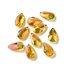Faceted Teardrop Glass Pendants GLAA-O008-A29-1