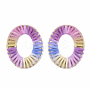 Handmade Raffia Woven Linging Rings WOVE-S120-01C-1