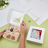 Square Foldable Paper Cake Box LS-CON-WH0089-174B-3