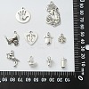 100Pcs 10 Styles Tibetan Style Alloy Pendants TIBEP-CJ0002-82-7