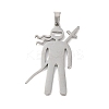 Non-Tarnish 304 Stainless Steel Pendants STAS-Z069-03P-1