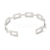 Non-Tarnish 304 Stainless Steel Hollow Rectangle Cuff Bangles LS-BJEW-H322-01P-3
