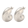 Non-Tarnish 304 Stainless Steel Stud Earrings EJEW-G368-03P-1