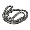 Electroplated Non-magnetic Synthetic Hematite Beads Strands G-C106-B02-14A-2