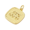 Real 18K Gold Plated Rack Plating Brass Pendants KK-Z074-68G-2