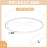 PVC Covered Steel Boning for Bridal Dress Bustle DIY-WH0430-067-2