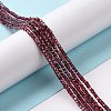 Natural Garnet Beads Strands X-G-P457-B01-22-A-4