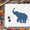Plastic Reusable Drawing Painting Stencils Templates Sets DIY-WH0172-112-4
