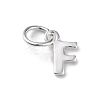 925 Sterling Silver Letter Charms LS-STER-C012-01S-F-1