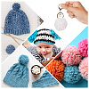 16Pcs 4 Colors Polyester Christmas Ball Ornament Accessories DIY-MA0006-37-5