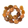 Dyed Natural Agate Beads Strands G-Q606-23E-07-2
