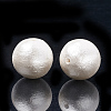 Compressed Cotton Pearl Beads WOVE-S114-6mm-13-1