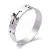 Non-Tarnish Donut 304 Stainless Steel Bangles BJEW-G700-07A-P-1