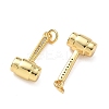 Brass Micro Pave Clear Cubic Zirconia Pendants KK-F930-26B-G-2