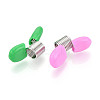 Iron Mini Spring Bead Clamps for Beading Jewelry Making TOOL-T012-01A-02-2