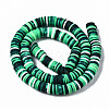 Handmade Polymer Clay Beads Strands CLAY-N008-010-H51-3