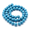 Synthetic Howlite Bead Strand G-E439-6mm-01B-2