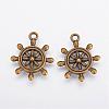 Tibetan Style Alloy Pendants TIBEP-A122979-AB-FF-2