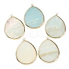 Natural Amazonite Pendants G-E526-01B-2