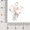 Tibetan Style Alloy Elephant Pendants X-TIBEP-1478-AS-LF-2