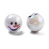 Christmas Theme UV Plating Acrylic Beads OACR-M022-08C-2