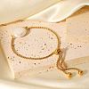 Fashion Stainless Steel Boston Link Chains Slider Bracelets EE0272-1