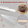 Plastic Simulated Animal Whiskers for Crafts Needle Felting DIY-WH0430-904A-02-3