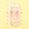 420Pcs 6 Colors Frosted Transparent Acrylic Beads OACR-FS0002-17B-6