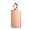 Ion Plating(IP) 304 Stainless Steel Pendants STAS-I311-31C-RG-1