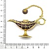 Alloy Enamel Tea Pot Home Display Decoration DJEW-Z010-01G-05-3